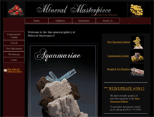 Tablet Screenshot of mineralmasterpiece.com